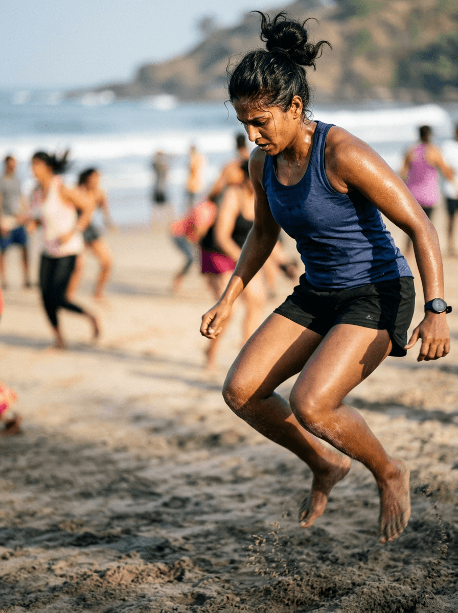 Sunrise HIIT on the Beach
